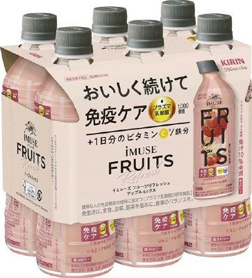 イミューズ　フルーツリフレッシュ　アップルミックス　６本パック