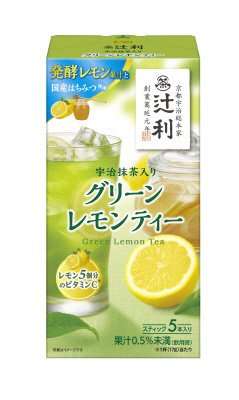 辻利　５Ｐ　宇治抹茶入りグリーンレモンティー
