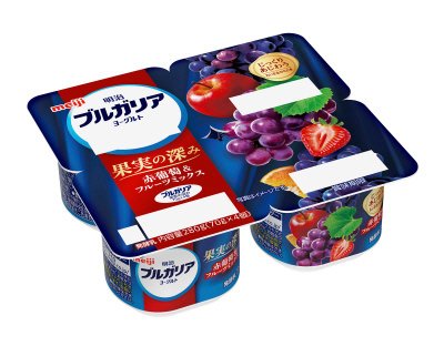 明治ブルガリアヨーグルト果実の深み赤葡萄＆フルーツミックス