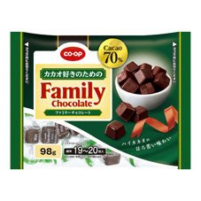 カカオ好きのための　ファミリーチョコレート（カカオ７０％）