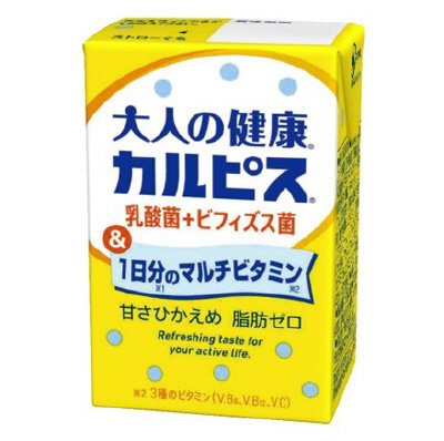 「大人の健康・カルピス」乳酸菌＋ビフィズス菌＆1日分のマルチビタミン