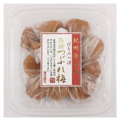 紀州南高梅はちみつ漬　熟撰つぶれ梅