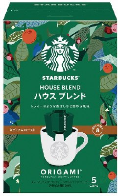 スターバックス　オリガミ　パーソナルドリップ　ハウス　ブレンド　５袋