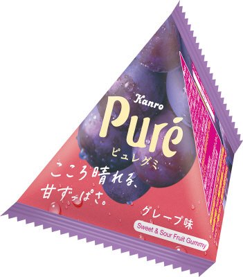 ピュレグミプチ三角グレープ