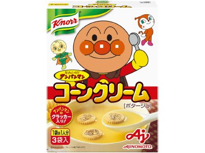 「クノール　それいけ！アンパンマンスープ」コーンクリーム（３袋入）
