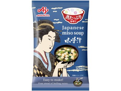 「具たっぷり味噌汁」豆腐　インバウンド向け特別パッケージ