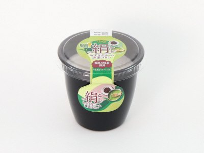 絹ごしあずきクリーム抹茶プリン