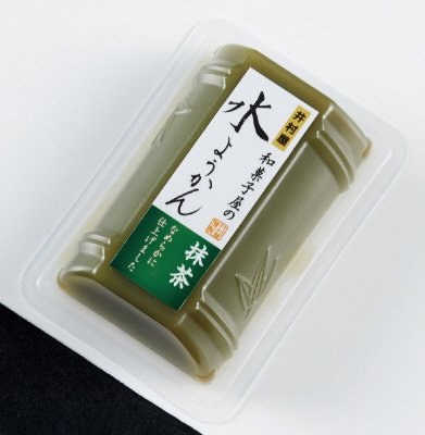 和菓子屋の水ようかん(抹茶)