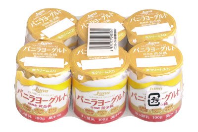 バニラヨーグルト　信州産　黄金桃