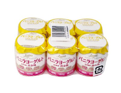 バニラヨーグルト　信州産　黄金桃