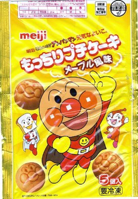 アンパンマンもっちりプチケーキメープル風味