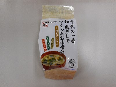 千代の一番　和風だしでつくったお味噌汁 4種具だくさん