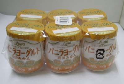 バニラヨーグルト　有田みかん