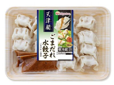 ごまだれ水餃子
