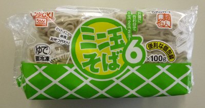 麺名人ミニ玉そば6玉