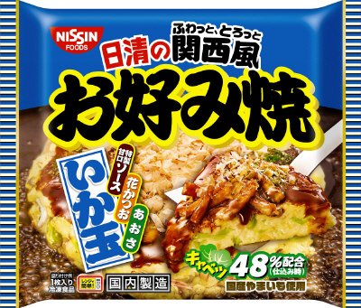 日清の関西風お好み焼　いか玉