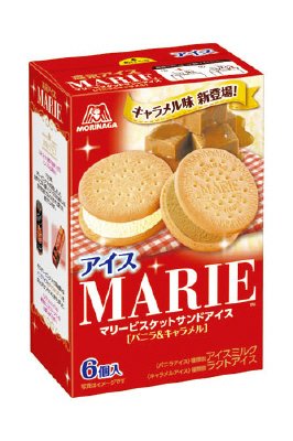 マリービスケットサンドアイス＜バニラ＆キャラメル＞