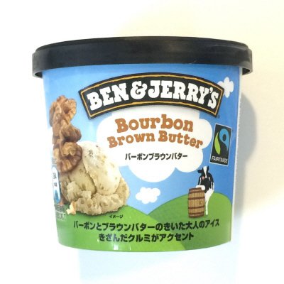 ベン＆ジェリーズ　バーボンブラウンバター