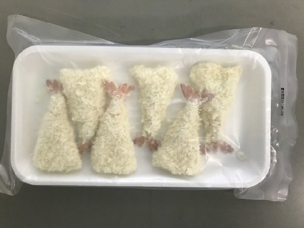 フライパンで！開き天然エビフライ（6尾入り）