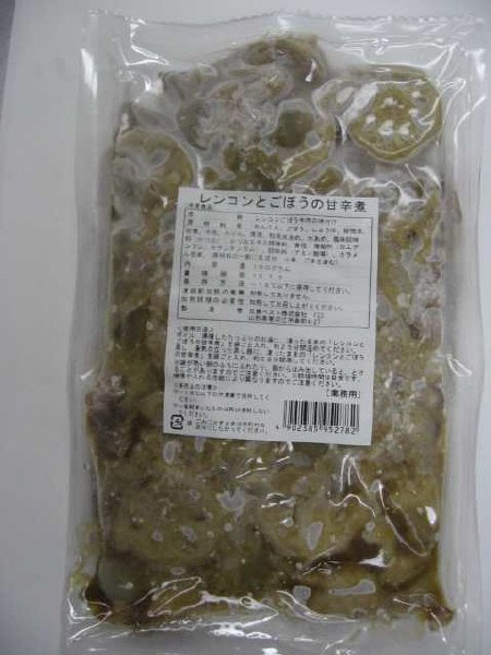 レンコンとごぼうの甘辛煮