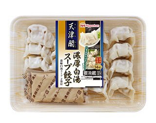天津閣　濃厚白湯スープ餃子