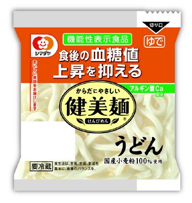 「健美麺」食後の血糖値上昇を抑えるうどん１食