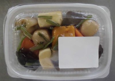 ごろごろ野菜の山菜入り和風あんかけ