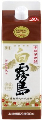 白霧島　２０度　パック
