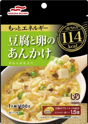 もっとエネルギー　豆腐と卵のあんかけ
