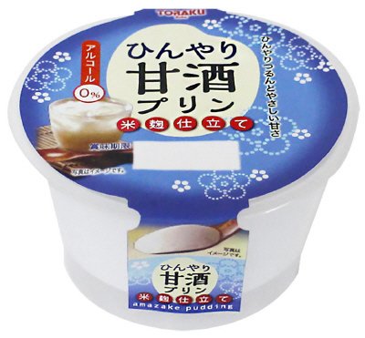 ひんやり甘酒プリン　米麹仕立て