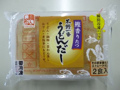 麺名人　本鰹一番うどんだし