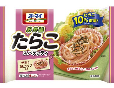 お弁当　たらこスパゲッティ