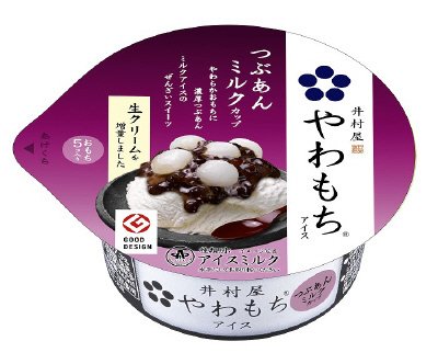 やわもちアイス　つぶあんミルクカップ