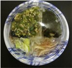夏野菜のだしうどん