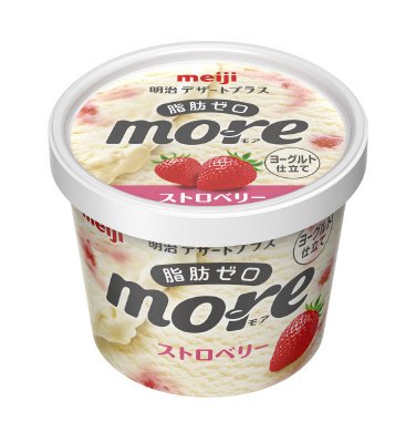 明治　デザートプラス　ｍｏｒｅ　ストロベリー