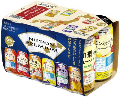 ＮＩＰＰＯＮ　ＰＲＥＭＩＵＭ　６缶バラエティパック