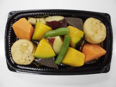 二人で食べる７種の炊き合わせ