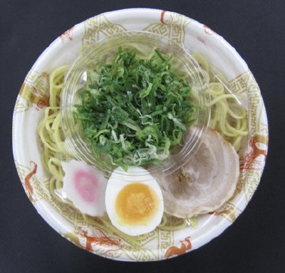「かんたんレンジ麺」ネギたっぷり醤油ラーメン