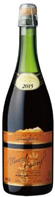 ２０１５　亜硫酸無添加　スパークリング　マスカット・ベーリーＡ