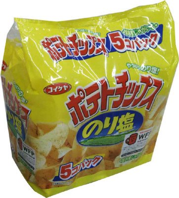 ポテトチップスのり塩