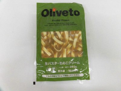 Oliveto生パスタ　きのこクリーム