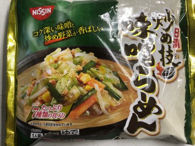 日清炒め技　味噌らーめん