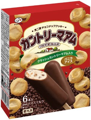 不二家カントリーマアムバニラアイス