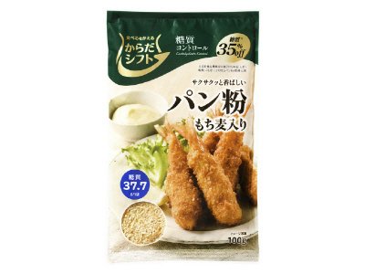 糖質コントロール　パン粉　もち麦入り