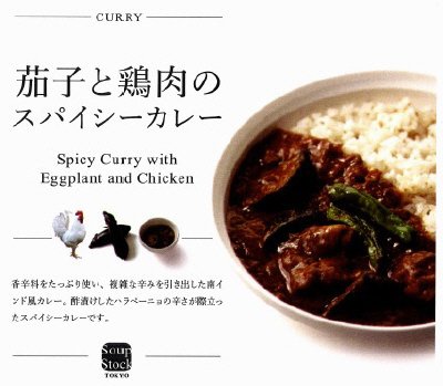 茄子と鶏肉のスパイシーカレー