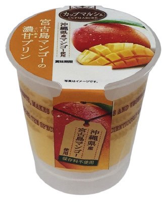 沖縄県産宮古島マンゴーの濃甘プリン