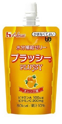 水分補給ゼリー　プラッシー　オレンジ味
