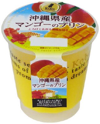 沖縄県産マンゴーのプリン