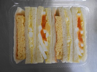 ３種のたまごサンド