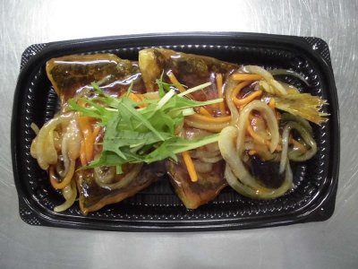あじの甘酢あんかけ